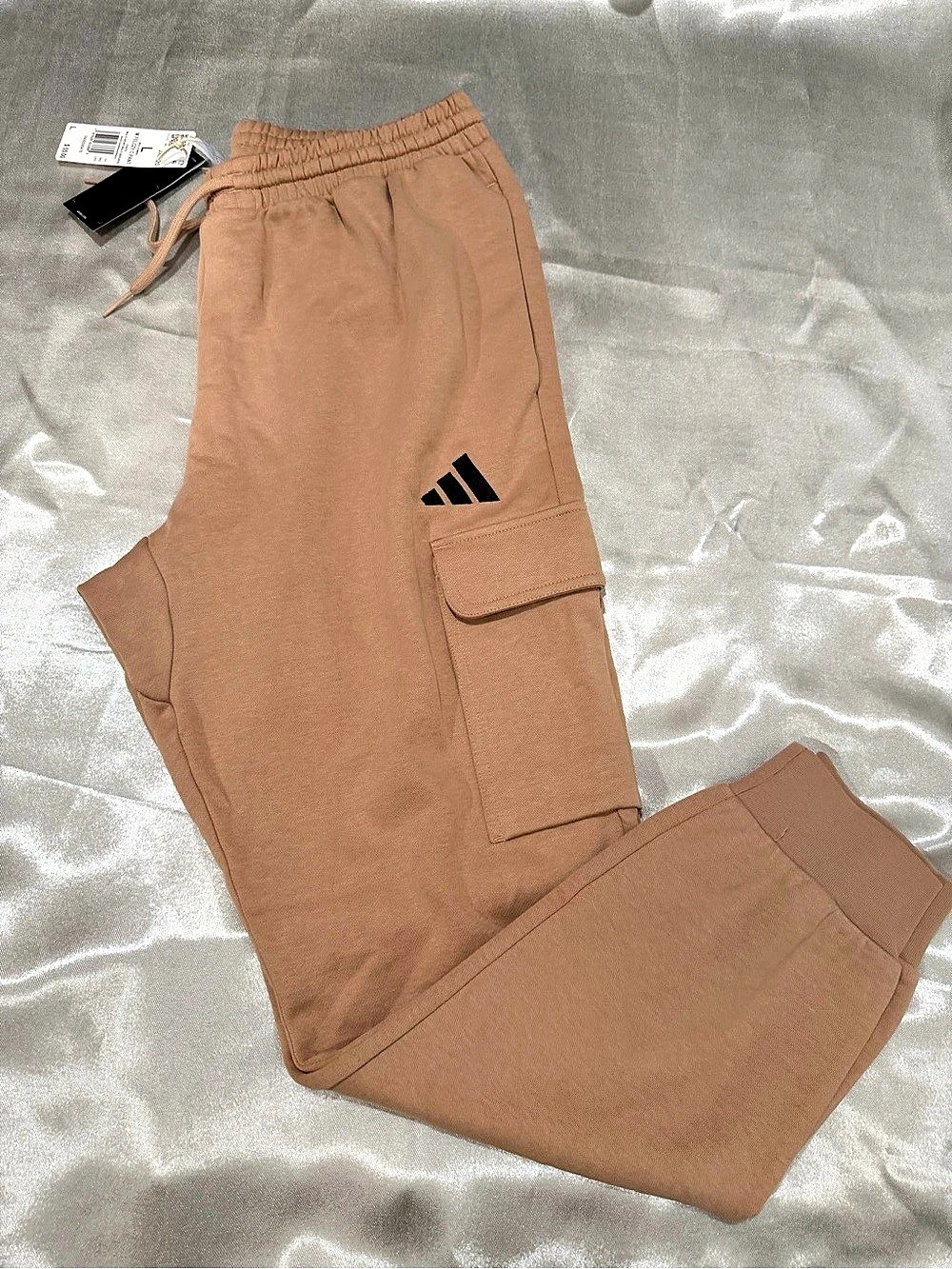adidas M Felizy Pant Cargo Jogger Pants in Brown Size Large NWT